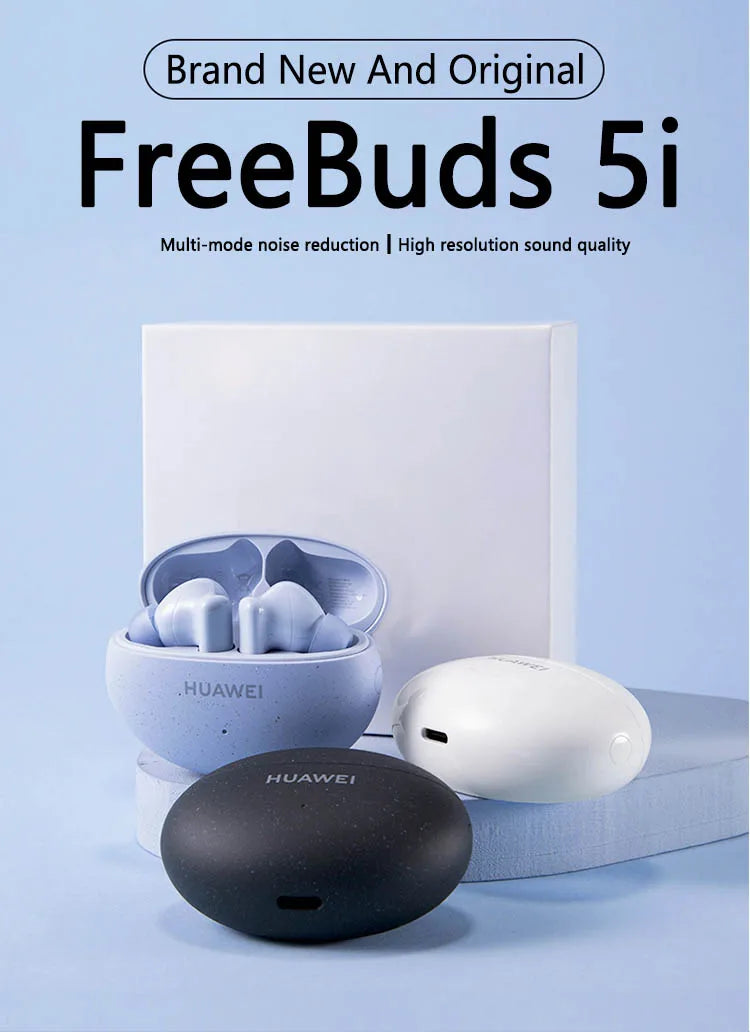 HUAWEI-FreeBuds 5i Wireless Headphone, Unidade Dinâmica, ANC, Cancelamento de Ruído