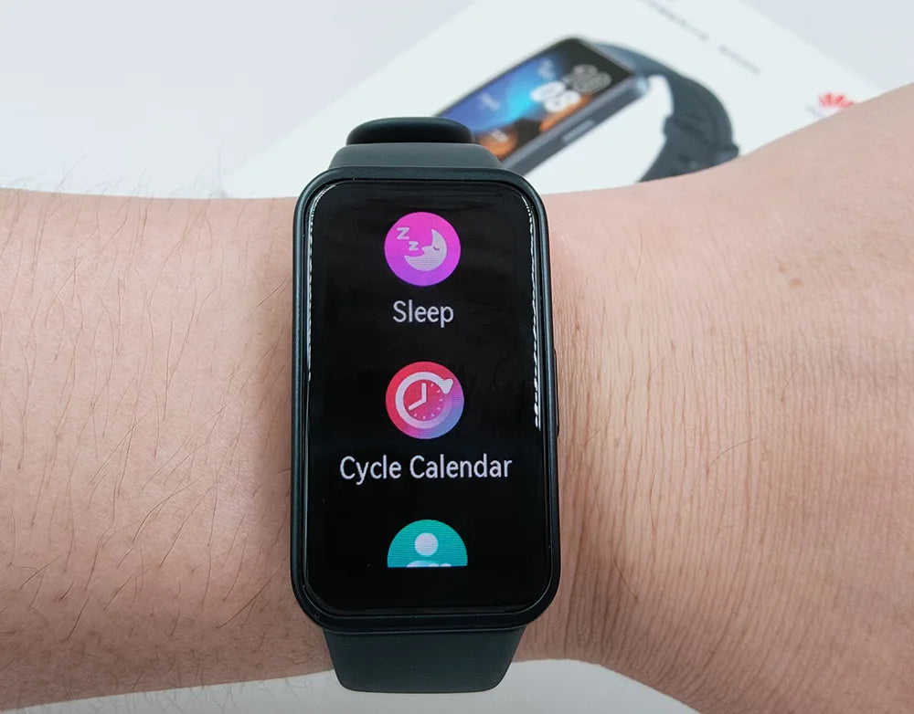 HUAWEI-Banda Inteligente 8, Smartband de Freqüência Cardíaca, Todo o dia, Oxigênio no Sangue, Tela AMOLED 1,47 '', Bateria de 2 Semanas, Original, Novo, 2023