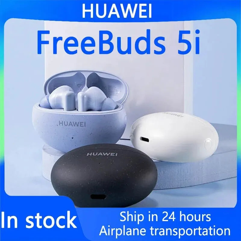 HUAWEI-FreeBuds 5i Wireless Headphone, Unidade Dinâmica, ANC, Cancelamento de Ruído