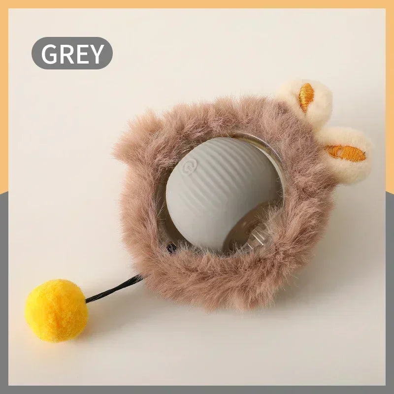 Bola de rolamento elétrica automática para gatos e gatinhos, teaser automátic